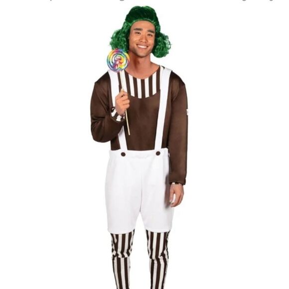 Tipsy Elves | Chocolate Factory Oompa Loompa Costume NWT UNISEX Sz M - Picture 2 of 4